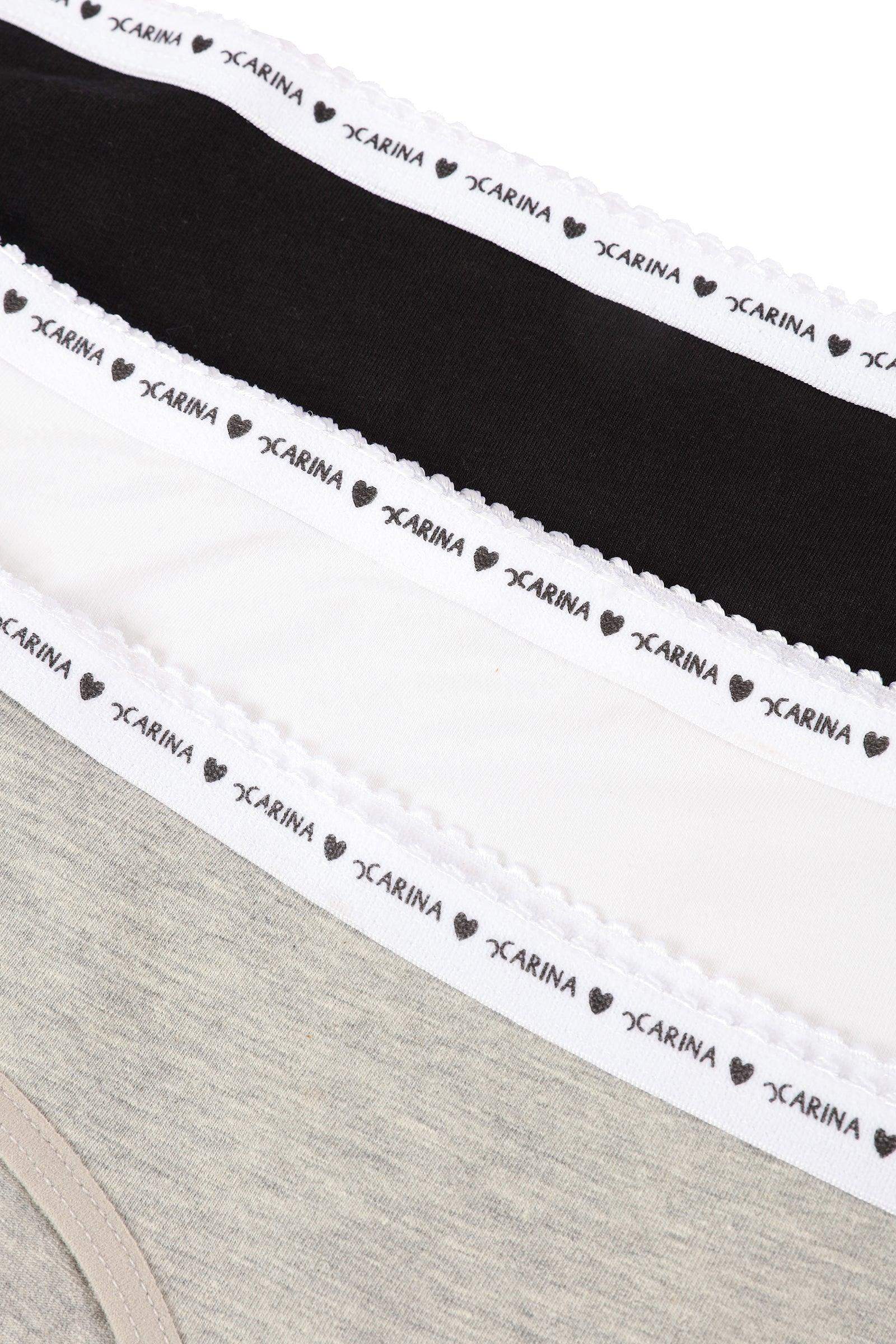 Pack of 3 Plain Bikini Panties - Carina - ??Ã¢â‚¬â„¢????????ÃƒÂ±??Ã¯Â¿Â½ÃƒÂ¿??Ã†â€™?ÃƒÂ¿????