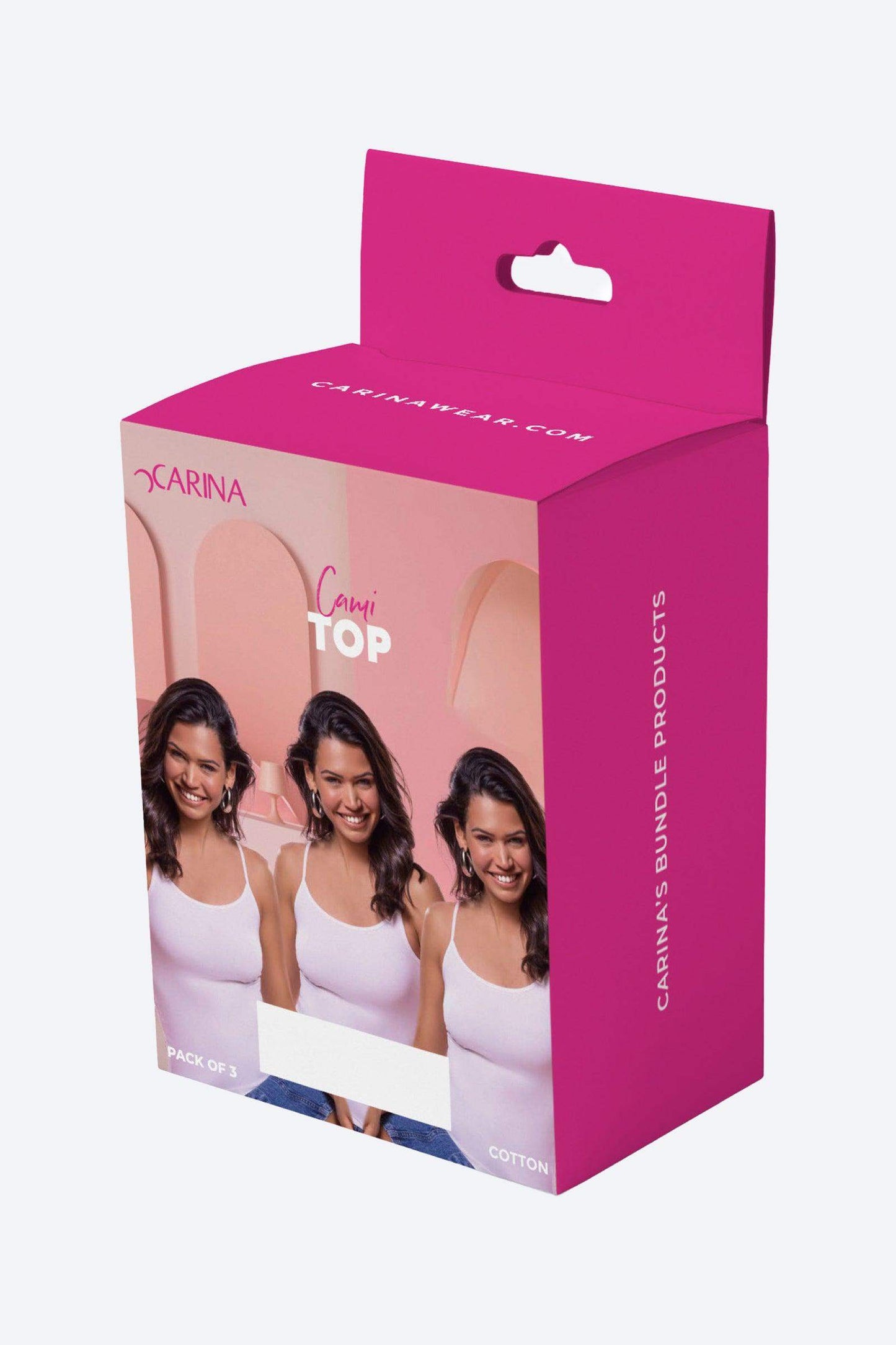 Pack of 3 Plain Cami Top - Carina - ??Ã¢â‚¬â„¢????????ÃƒÂ±??Ã¯Â¿Â½ÃƒÂ¿??Ã†â€™?ÃƒÂ¿????