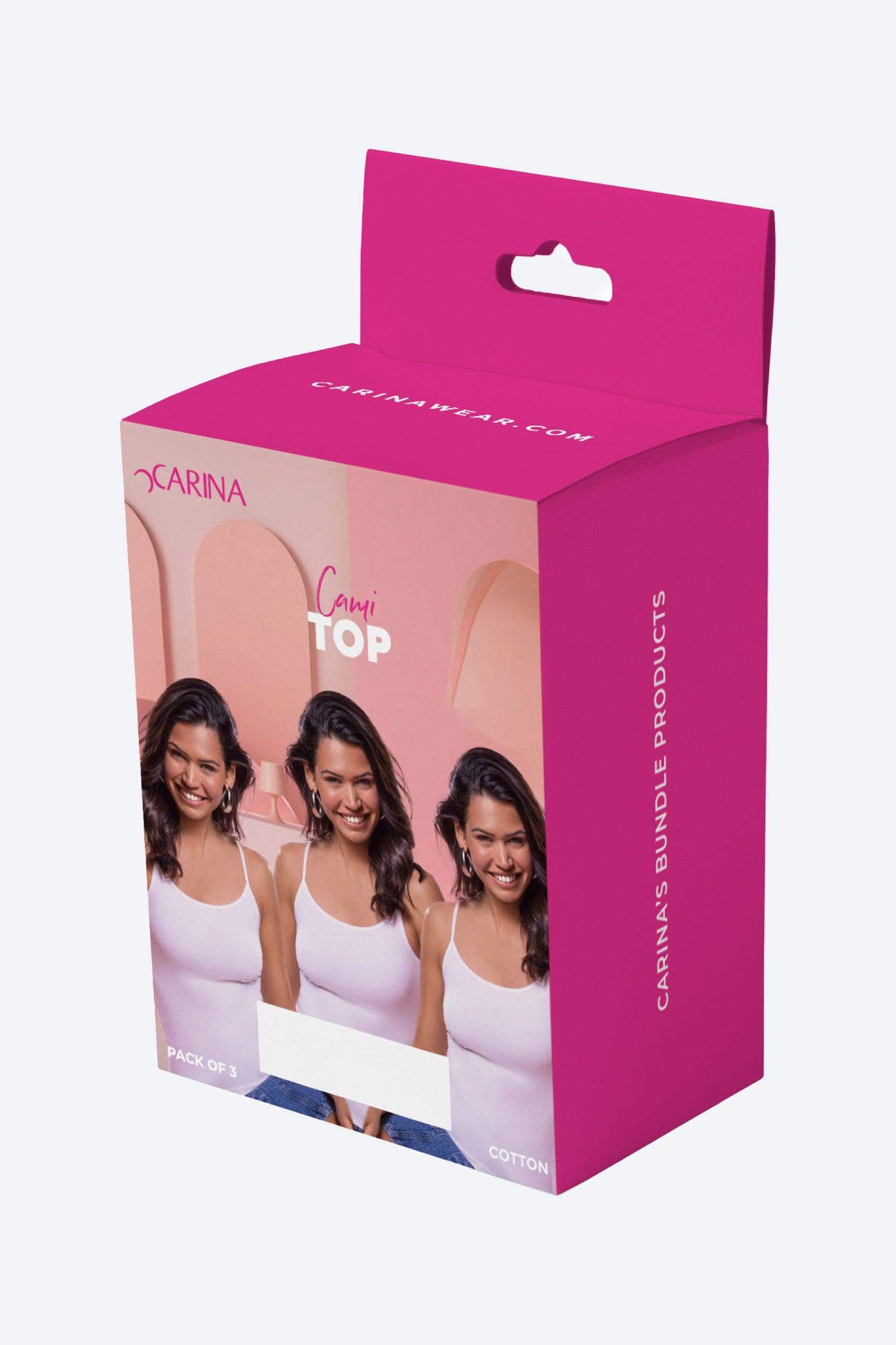 Pack of 3 Plain Cami Top - Carina - ??Ã¢â‚¬â„¢????????ÃƒÂ±??Ã¯Â¿Â½ÃƒÂ¿??Ã†â€™?ÃƒÂ¿????