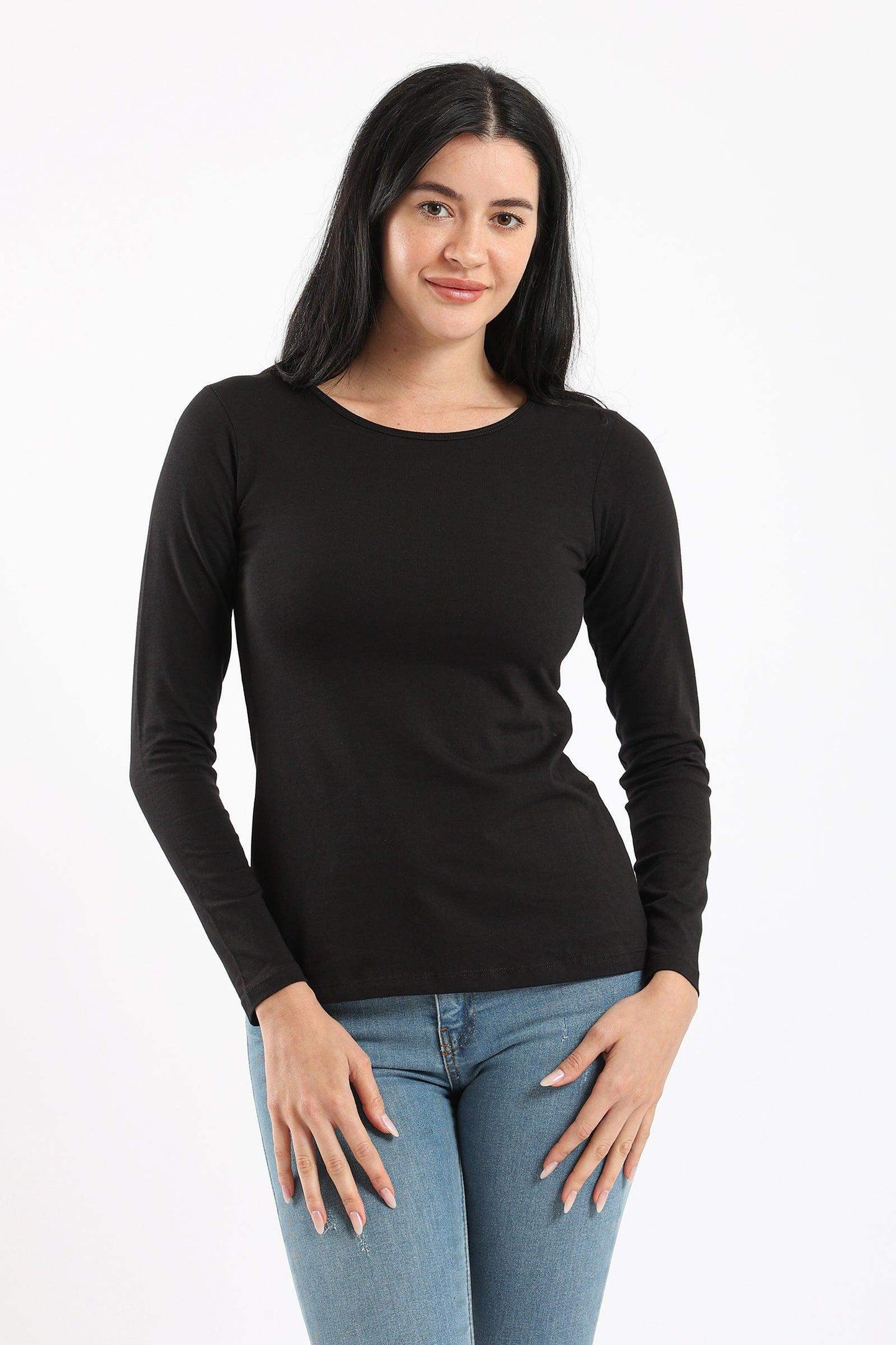 Carina Pack of 3 Round Neck Long Sleeves Top