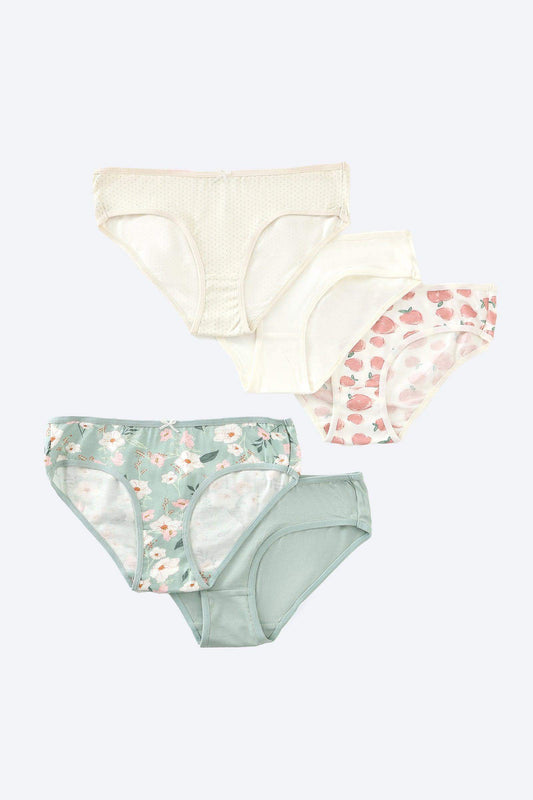 Carina Pack of 5 Colored Bikini Panties