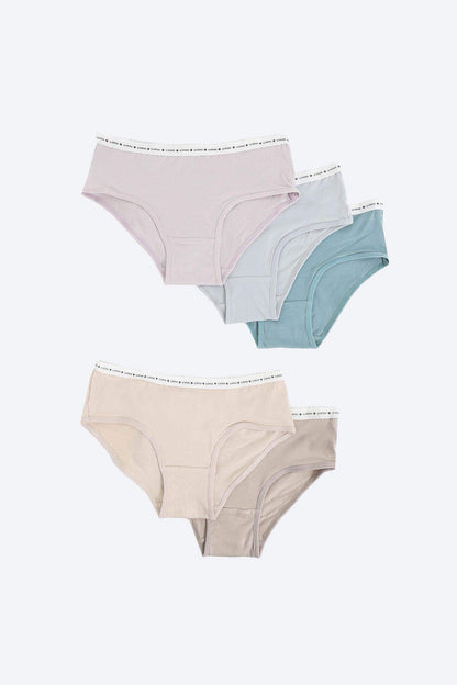 Pack of 5 Colored Brief Panties - Carina - ??Ã¢â‚¬â„¢????????ÃƒÂ±??Ã¯Â¿Â½ÃƒÂ¿??Ã†â€™?ÃƒÂ¿????