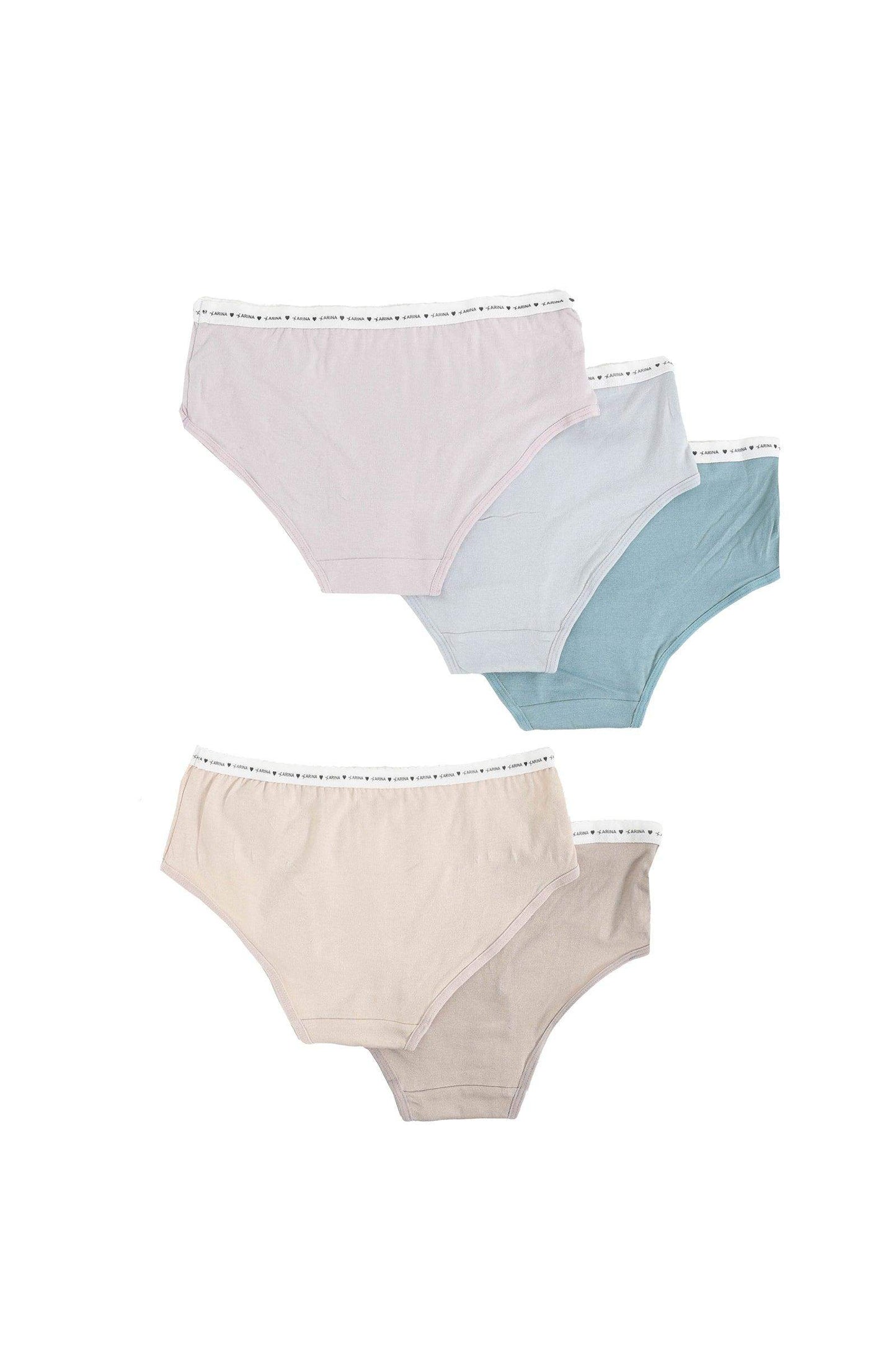 Pack of 5 Colored Brief Panties - Carina - ??Ã¢â‚¬â„¢????????ÃƒÂ±??Ã¯Â¿Â½ÃƒÂ¿??Ã†â€™?ÃƒÂ¿????