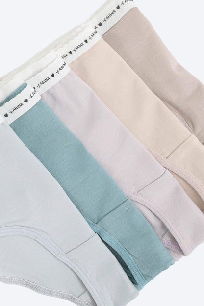 Pack of 5 Colored Brief Panties - Carina - ??Ã¢â‚¬â„¢????????ÃƒÂ±??Ã¯Â¿Â½ÃƒÂ¿??Ã†â€™?ÃƒÂ¿????