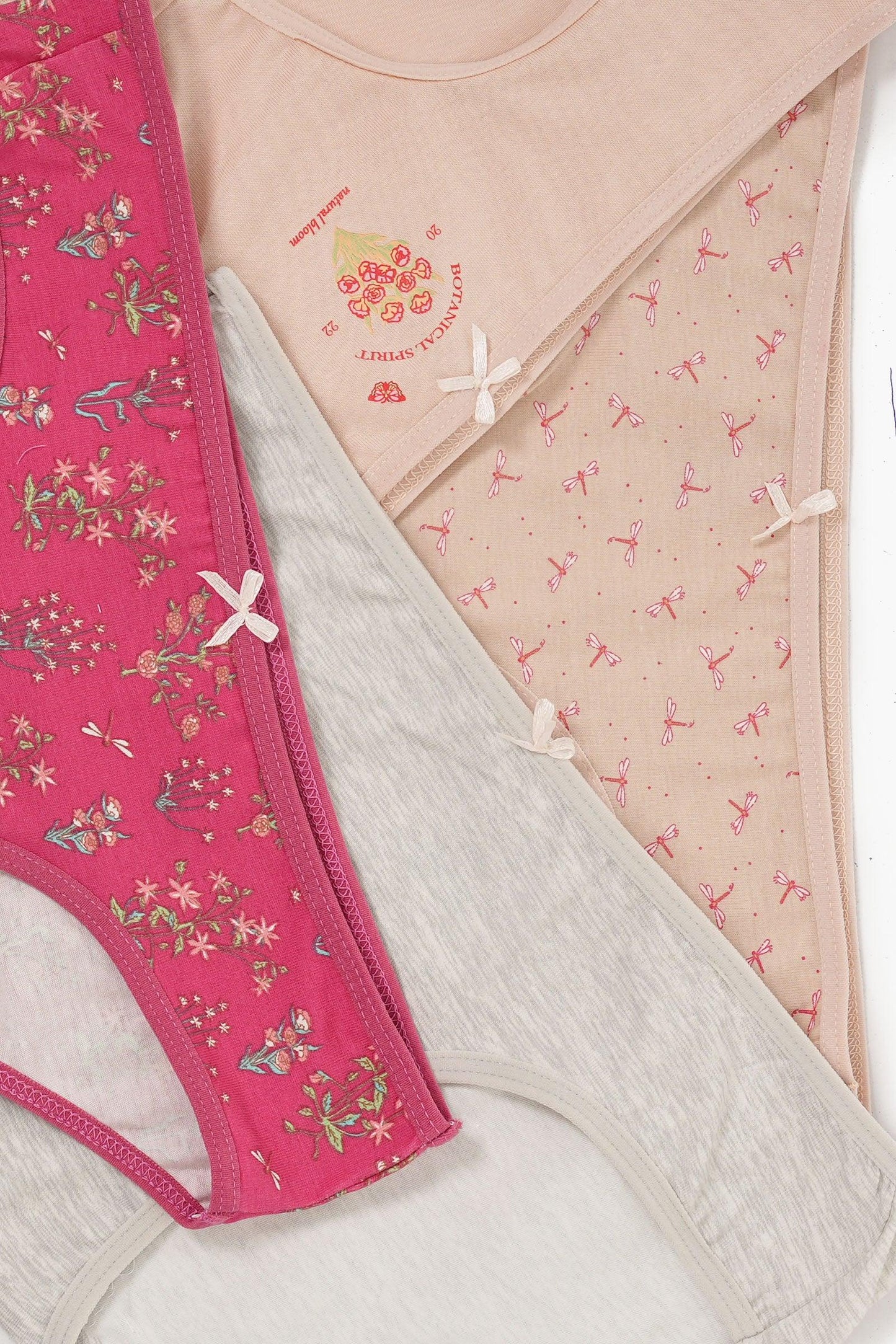 مجموعة من 7 سراويل بيكيني ملونة