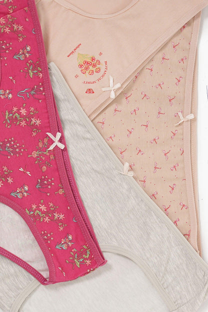 مجموعة من 7 سراويل بيكيني ملونة