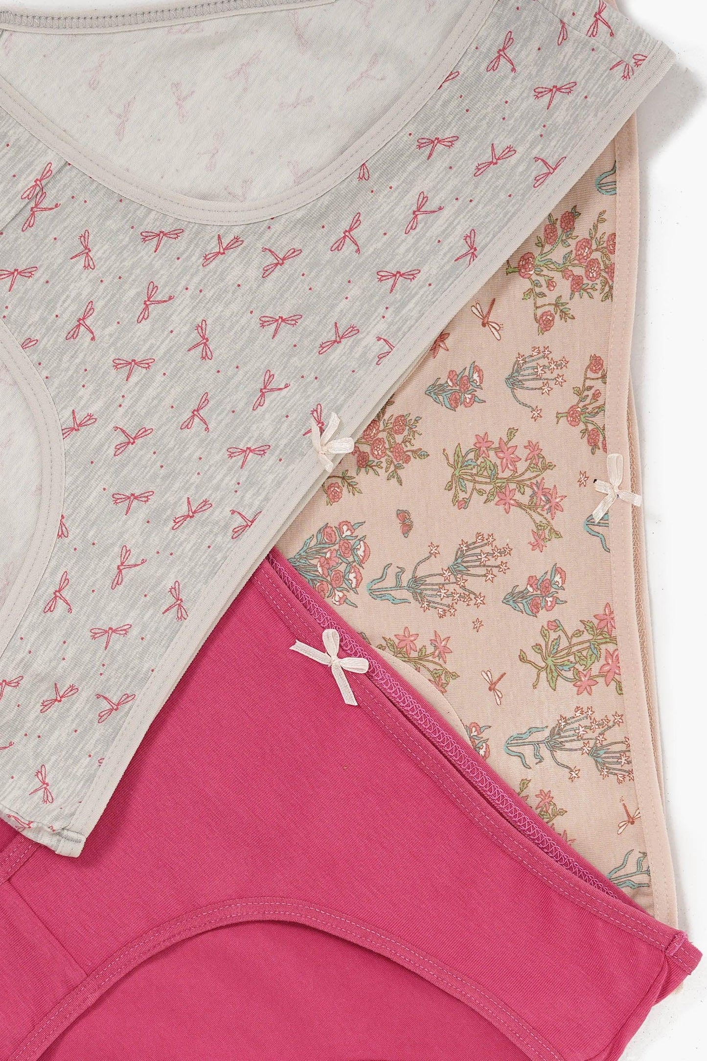 مجموعة من 7 سراويل بيكيني ملونة