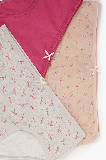 مجموعة من 7 سراويل داخلية ملونة