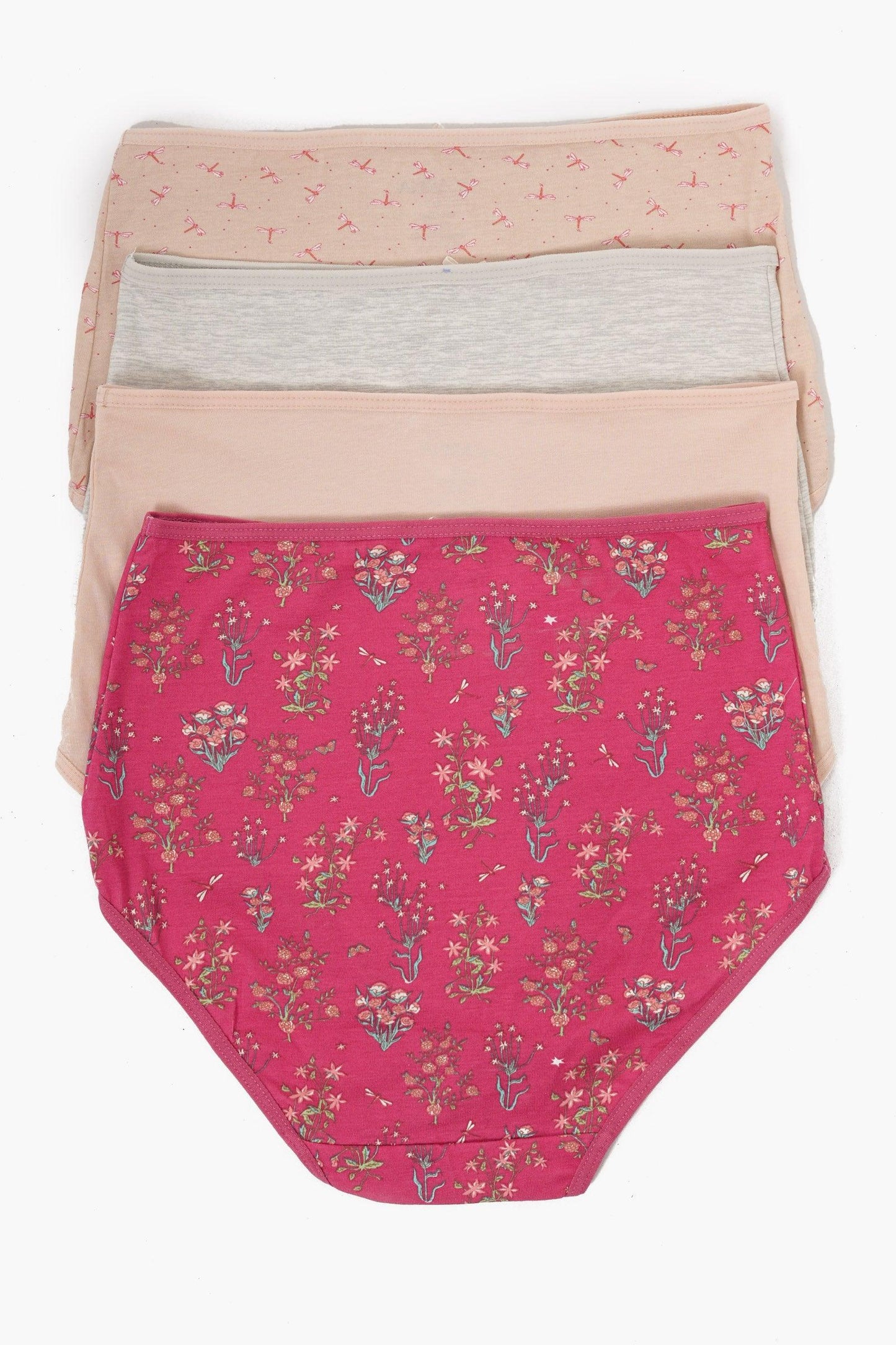 مجموعة من 7 سراويل داخلية كاملة ملونة