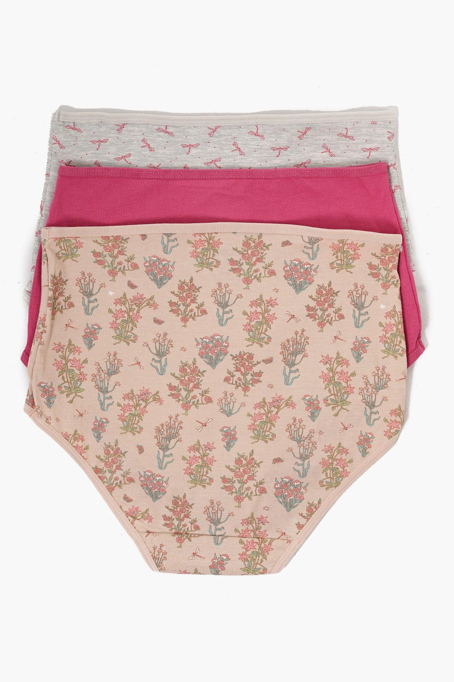 مجموعة من 7 سراويل داخلية كاملة ملونة