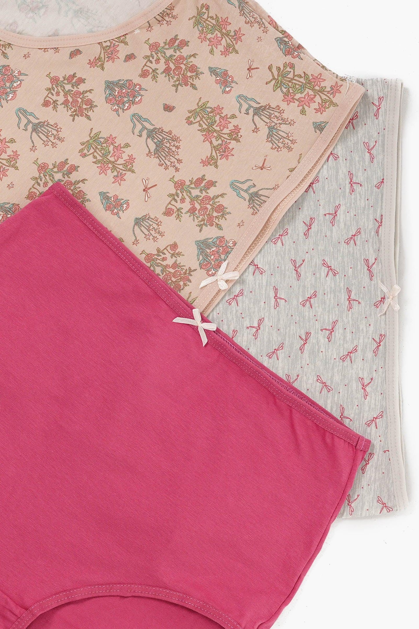 مجموعة من 7 سراويل داخلية كاملة ملونة