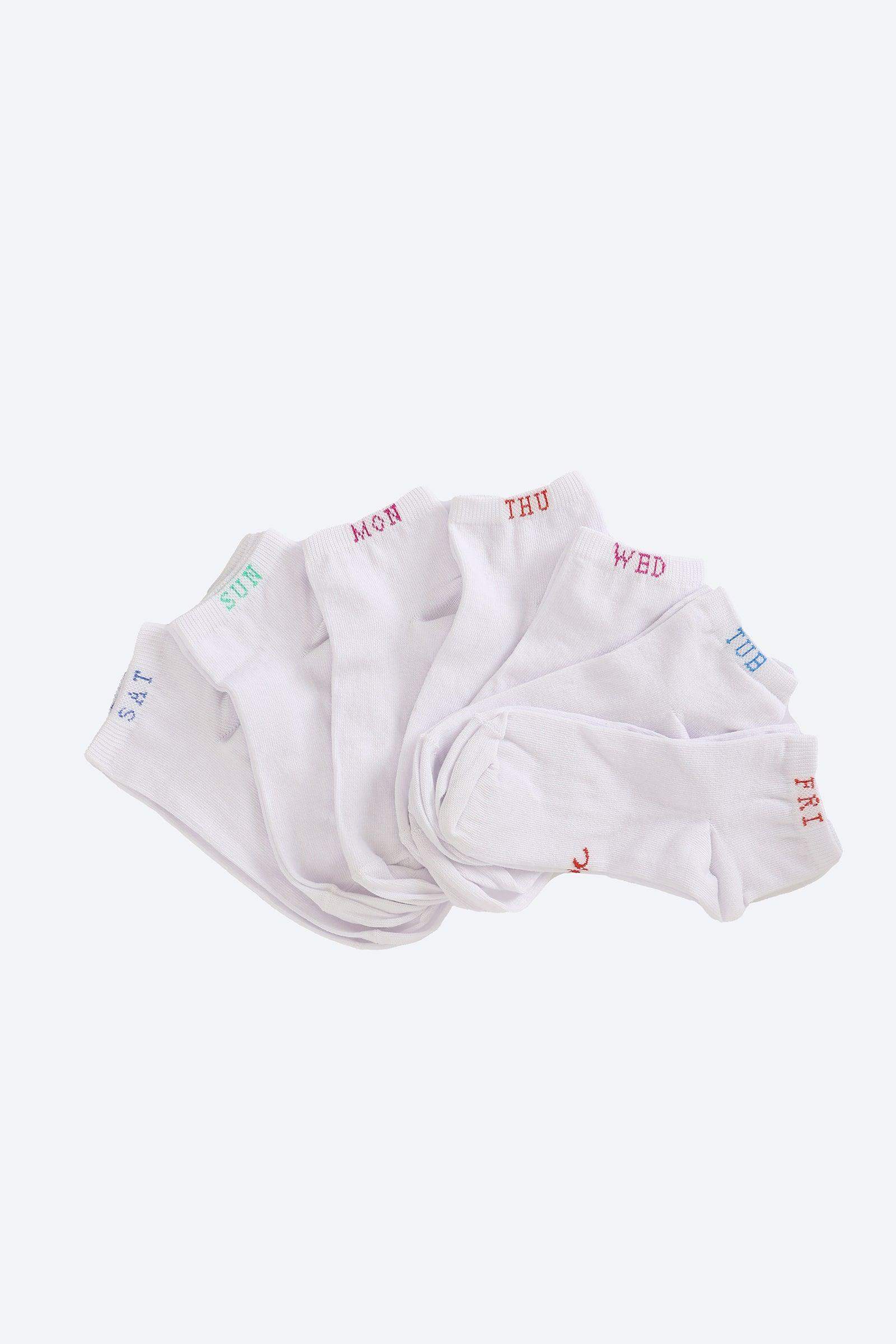 Pack of 7 Plain Socks - Carina - ??Ã¢â‚¬â„¢????????ÃƒÂ±??Ã¯Â¿Â½ÃƒÂ¿??Ã†â€™?ÃƒÂ¿????