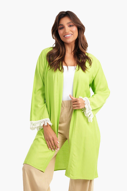 كيمونو بطبعة النخيل