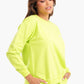 Lemon Green Melton Lounge Sweatshirt