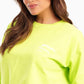 Lemon Green Melton Lounge Sweatshirt