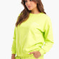 Lemon Green Melton Lounge Sweatshirt