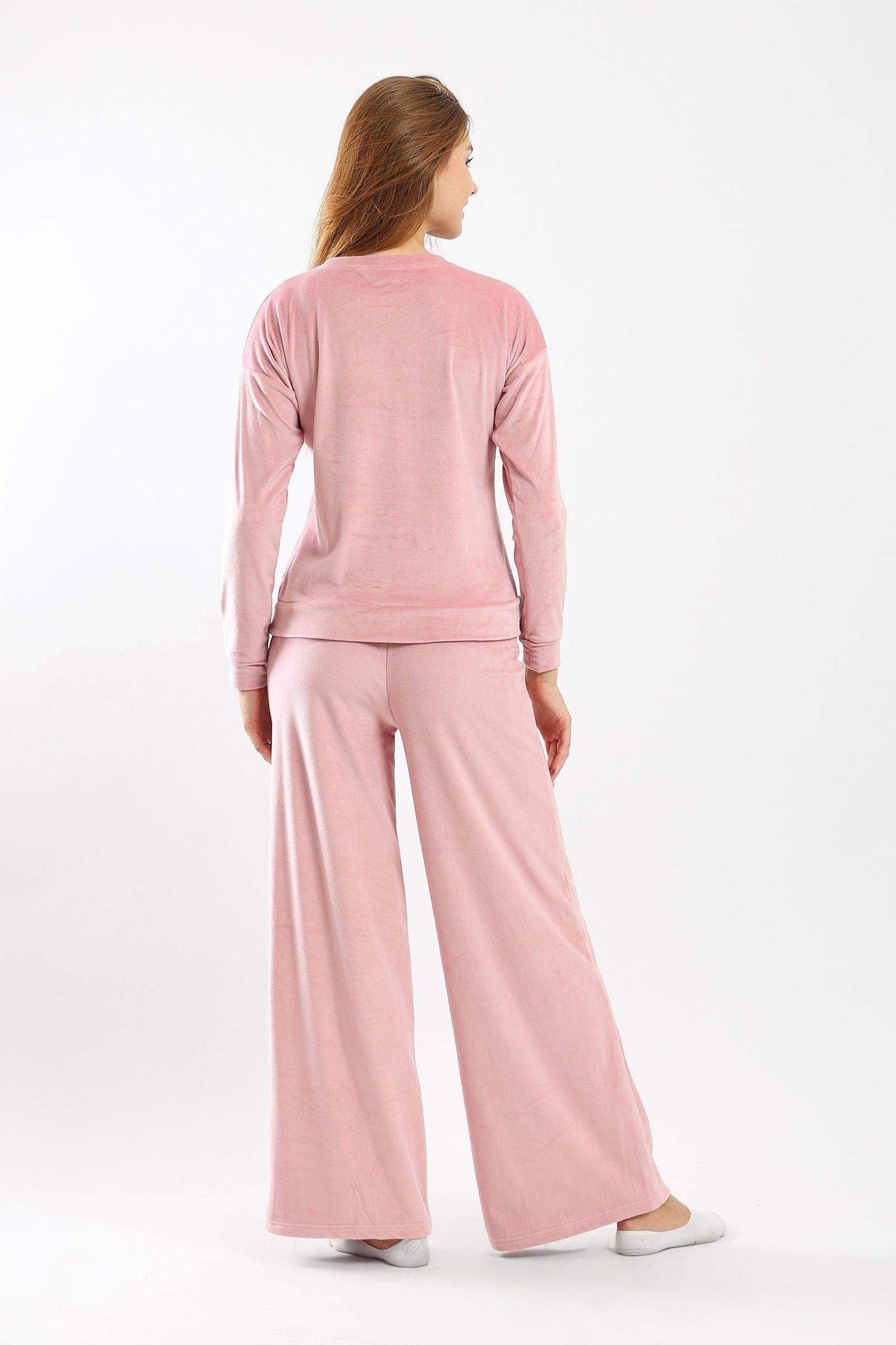 Carina Plain Plush Pyjama Set