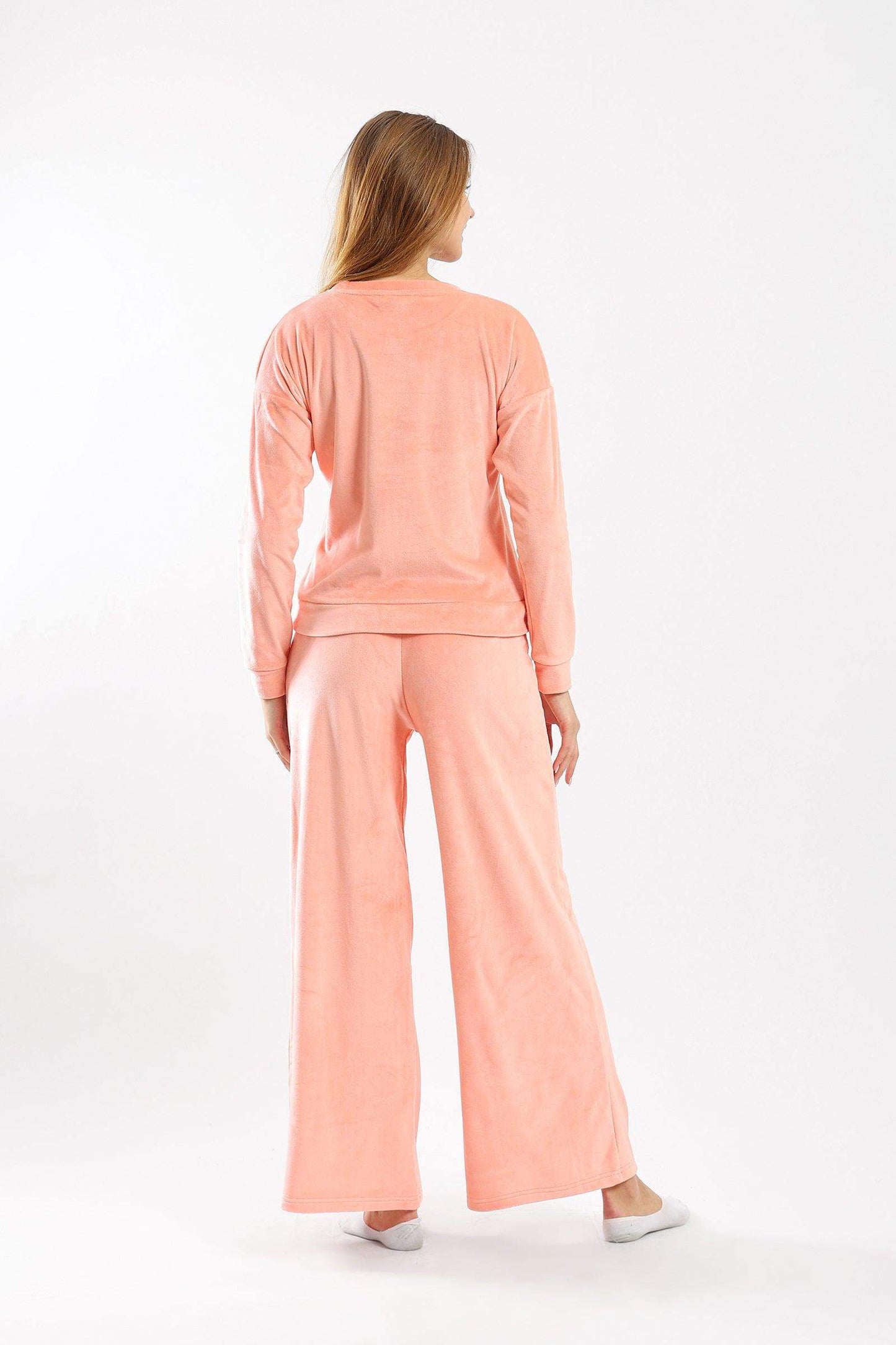 Carina Plain Plush Pyjama Set