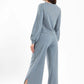 Carina Plain Round Neck Pyjama Set