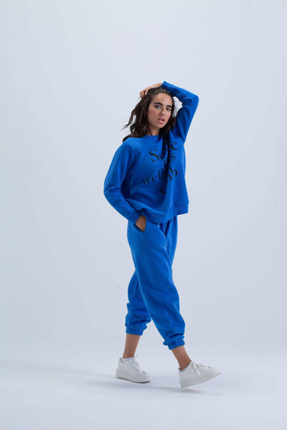 سويت شيرت قطني مطبوع