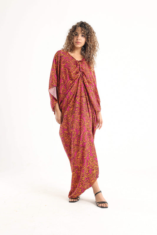 Printed Dress with Front Slit - Carina - ??√É¬¢√¢‚Äö¬¨√¢‚Äû¬¢????????√É∆í√Ç¬±??√É¬Ø√Ç¬ø√Ç¬Ω√É∆í√Ç¬ø??√É‚Ä†√¢‚Ç¨‚Ñ¢?√É∆í√Ç¬ø????