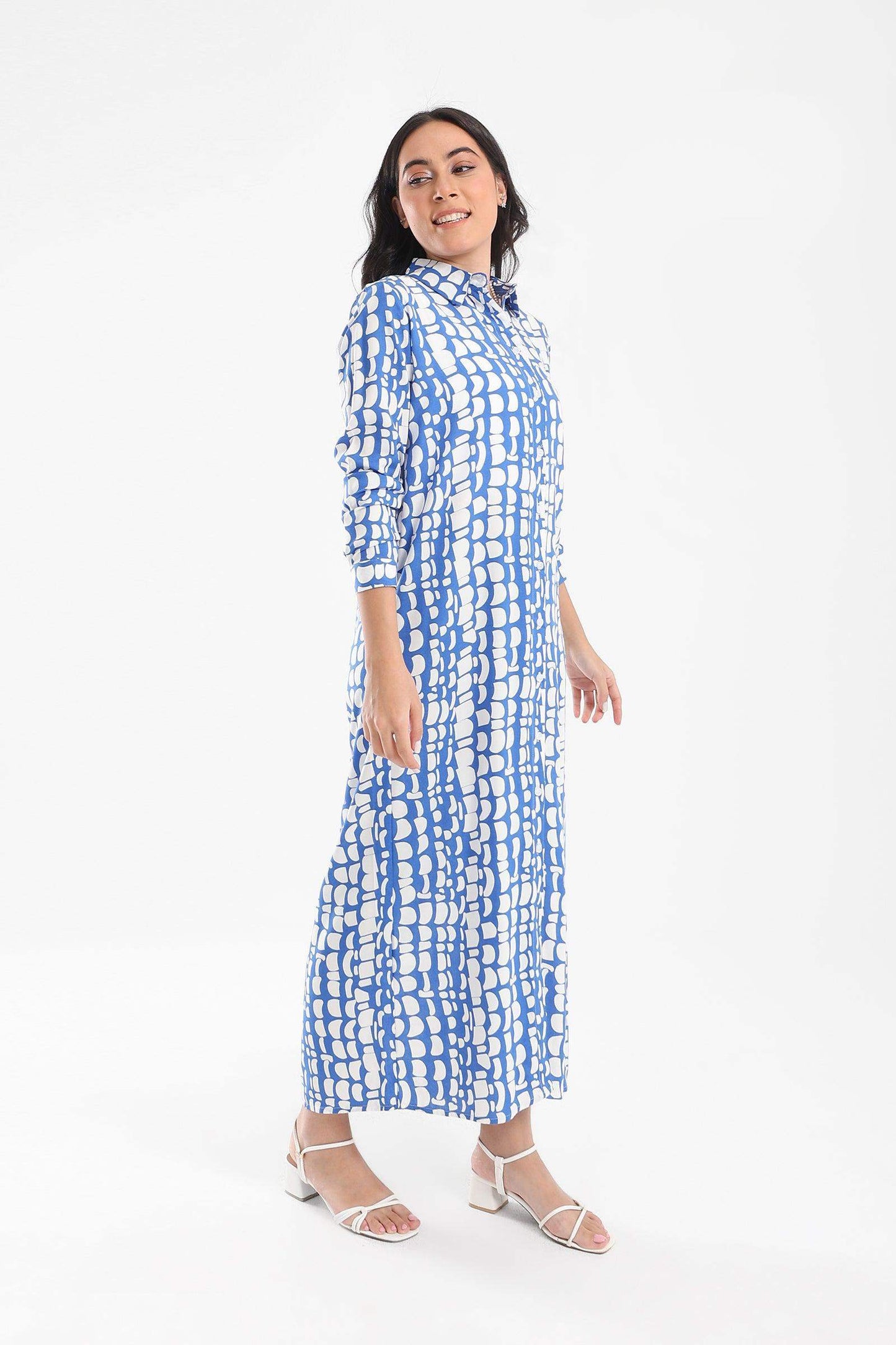 Printed Pattern Shirt Dress - Carina - ??√É¬¢√¢‚Äö¬¨√¢‚Äû¬¢????????√É∆í√Ç¬±??√É¬Ø√Ç¬ø√Ç¬Ω√É∆í√Ç¬ø??√É‚Ä†√¢‚Ç¨‚Ñ¢?√É∆í√Ç¬ø????