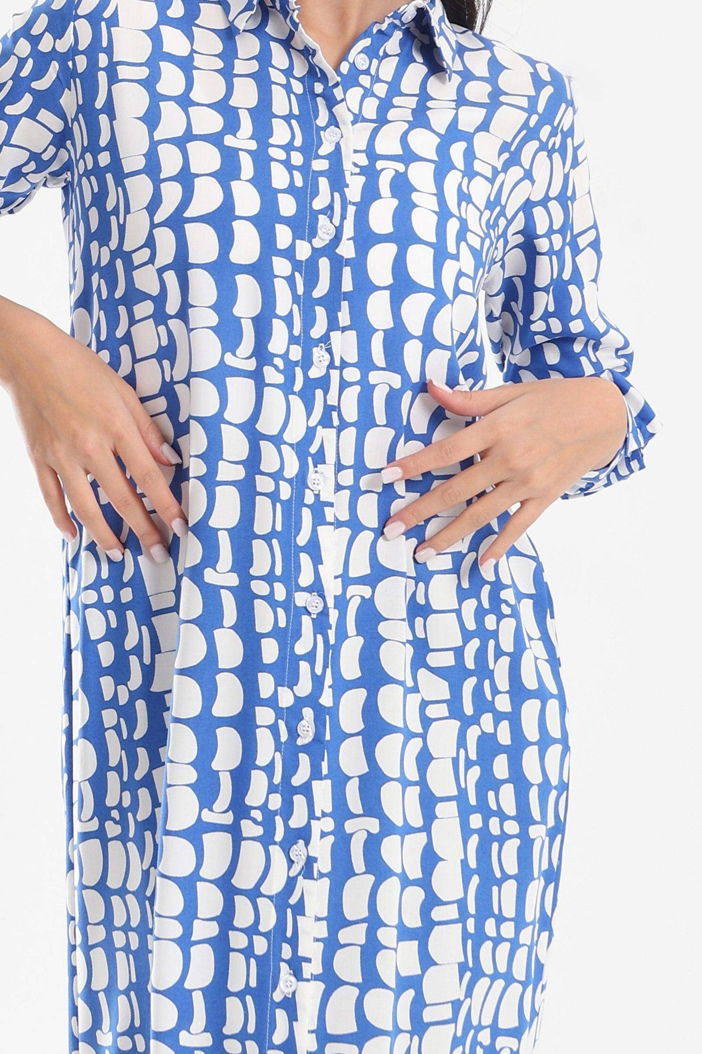 Printed Pattern Shirt Dress - Carina - ??√É¬¢√¢‚Äö¬¨√¢‚Äû¬¢????????√É∆í√Ç¬±??√É¬Ø√Ç¬ø√Ç¬Ω√É∆í√Ç¬ø??√É‚Ä†√¢‚Ç¨‚Ñ¢?√É∆í√Ç¬ø????