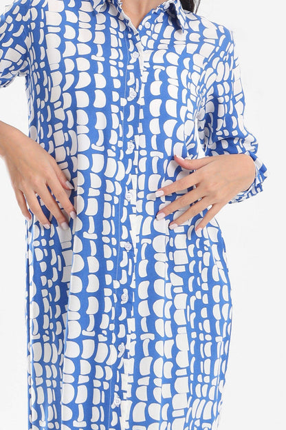 Printed Pattern Shirt Dress - Carina - ??√É¬¢√¢‚Äö¬¨√¢‚Äû¬¢????????√É∆í√Ç¬±??√É¬Ø√Ç¬ø√Ç¬Ω√É∆í√Ç¬ø??√É‚Ä†√¢‚Ç¨‚Ñ¢?√É∆í√Ç¬ø????