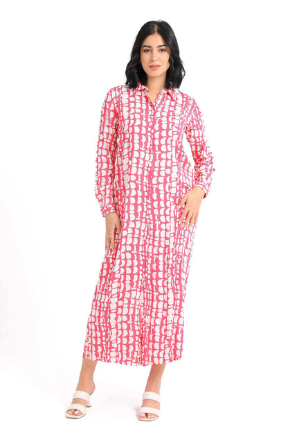 Printed Pattern Shirt Dress - Carina - ??√É¬¢√¢‚Äö¬¨√¢‚Äû¬¢????????√É∆í√Ç¬±??√É¬Ø√Ç¬ø√Ç¬Ω√É∆í√Ç¬ø??√É‚Ä†√¢‚Ç¨‚Ñ¢?√É∆í√Ç¬ø????