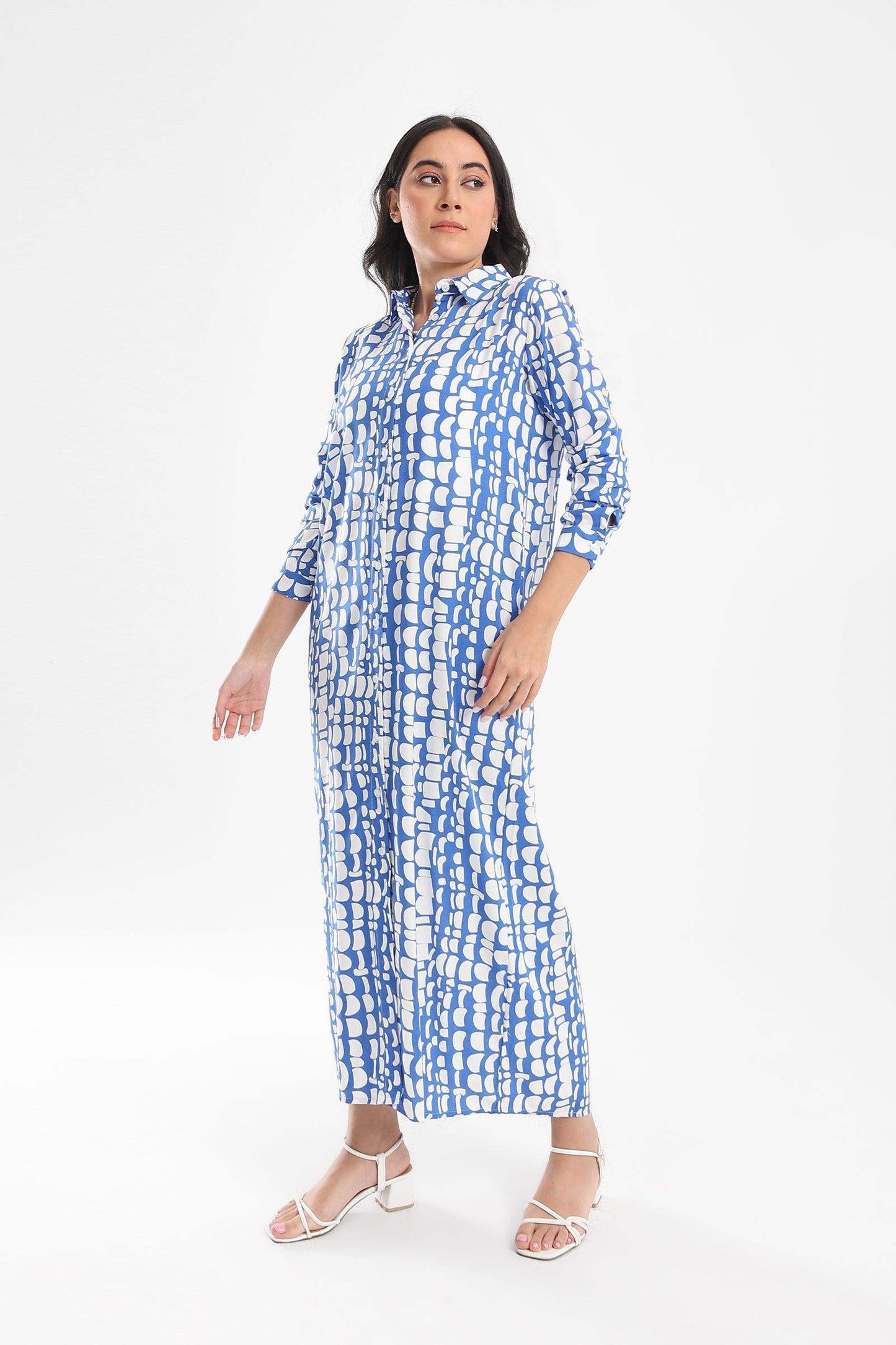 Printed Pattern Shirt Dress - Carina - ??√É¬¢√¢‚Äö¬¨√¢‚Äû¬¢????????√É∆í√Ç¬±??√É¬Ø√Ç¬ø√Ç¬Ω√É∆í√Ç¬ø??√É‚Ä†√¢‚Ç¨‚Ñ¢?√É∆í√Ç¬ø????