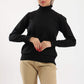 Carina Pullover with Frilled Cuffs