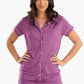 Purple Viscose Piping Pyjama Set