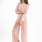 Carina Pyjama Set with Frilled Hem