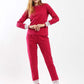 Carina Pyjama Set with Lace Cuffs