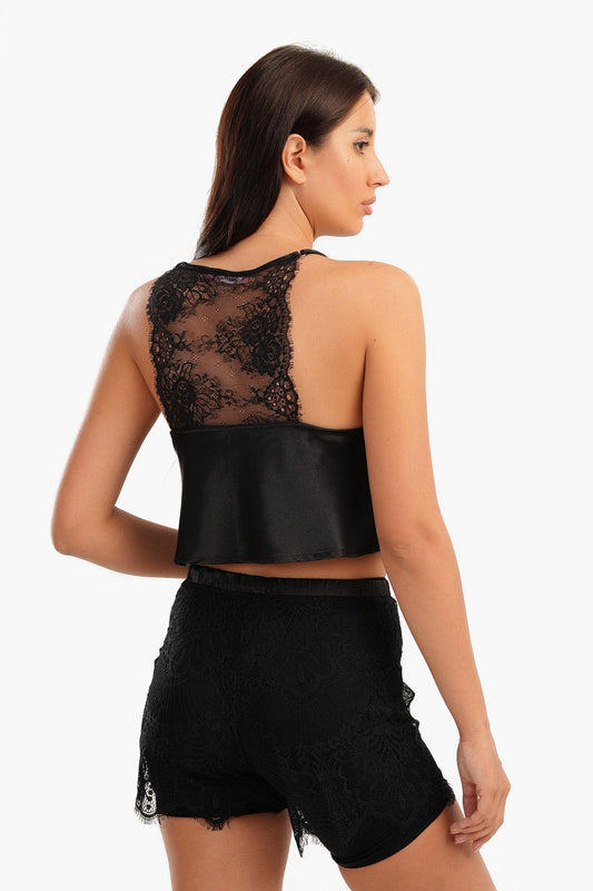 Cami Pyjama Set with Lace