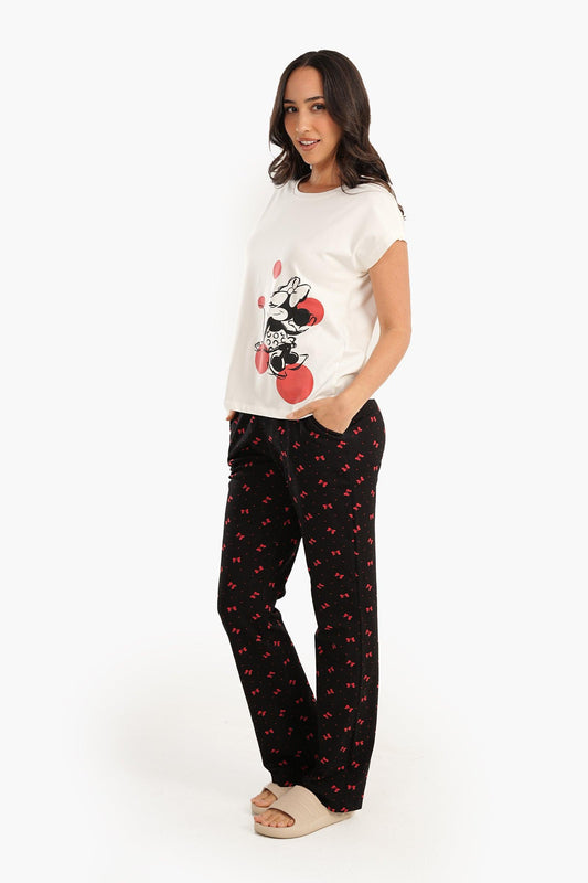 Minnie Print Pyjama Set