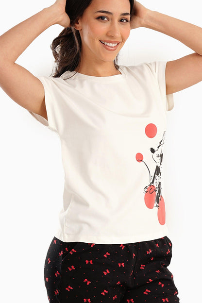 طقم بيجامة بطبعة ميني