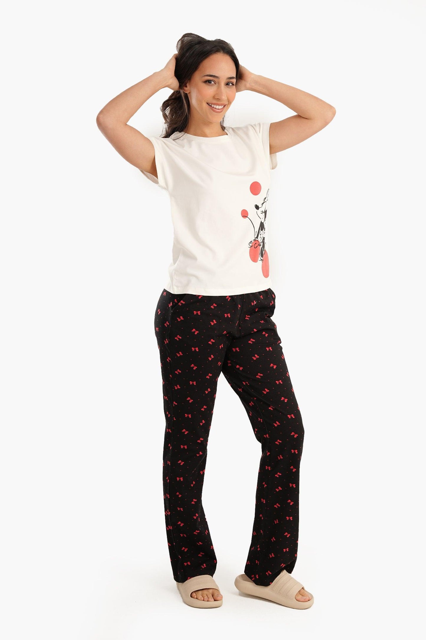 Minnie Print Pyjama Set