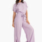 Top & Side Slits Pants Pyjama Set