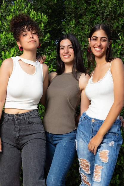 Racer Back Ribbed Top - Carina - ??Ã¢â‚¬â„¢????????ÃƒÂ±??Ã¯Â¿Â½ÃƒÂ¿??Ã†â€™?ÃƒÂ¿????