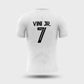 White Real Madrid Soccer T-Shirt for Boys