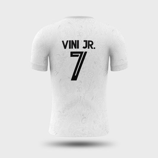 White Real Madrid Soccer T-Shirt