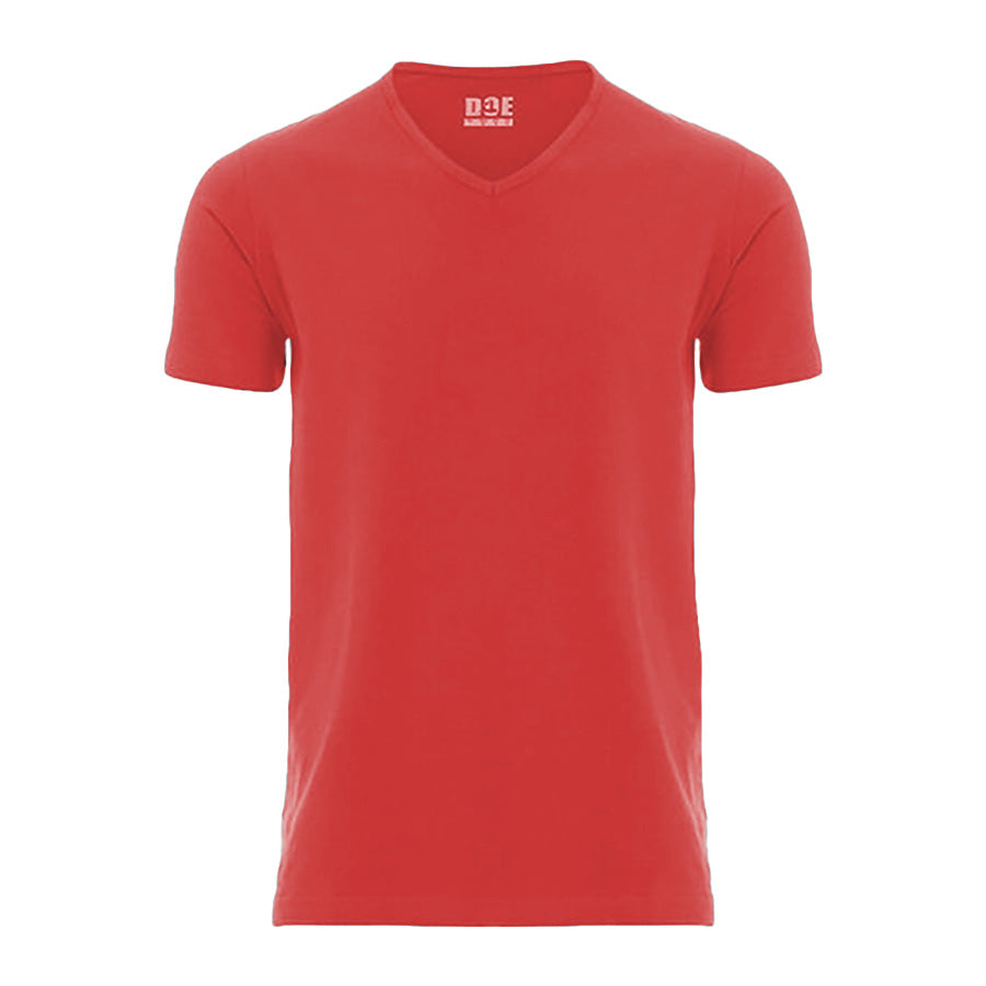 Cotton V-Neck Basic T-Shirt