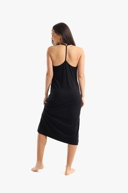 قميص نوم مريح بدون أكمام