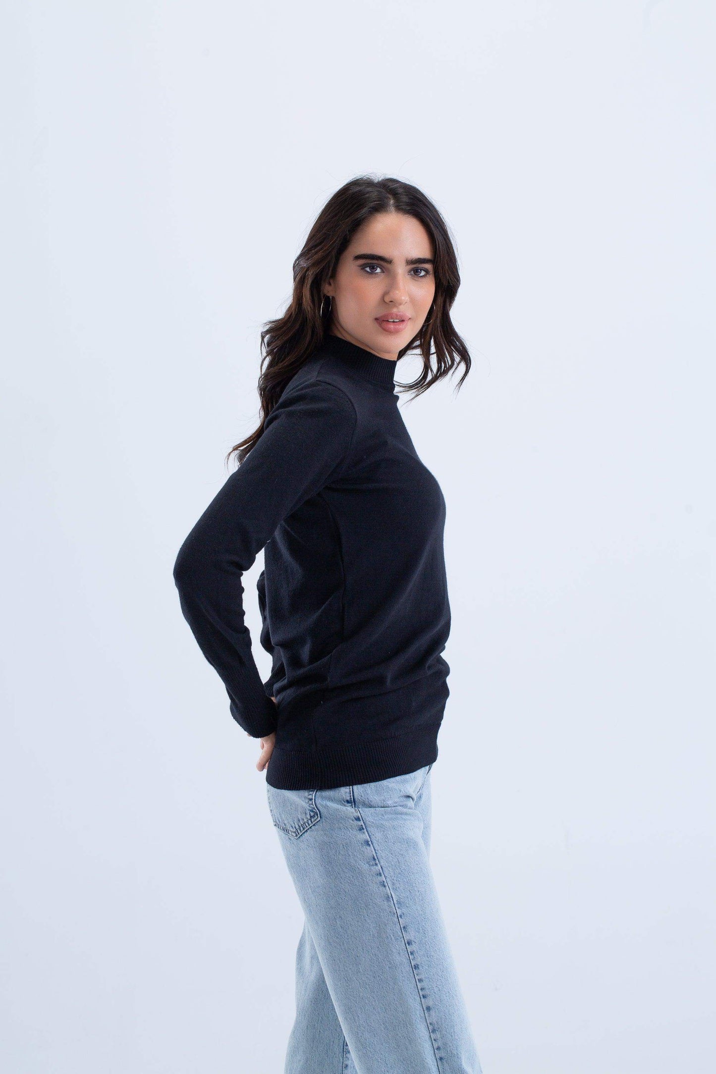 Carina Ribbed Crew Neck Pullover