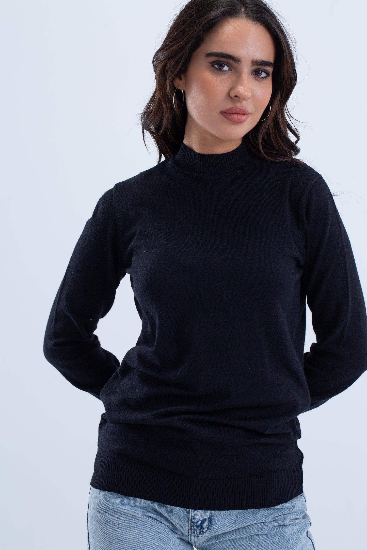 Carina Ribbed Crew Neck Pullover