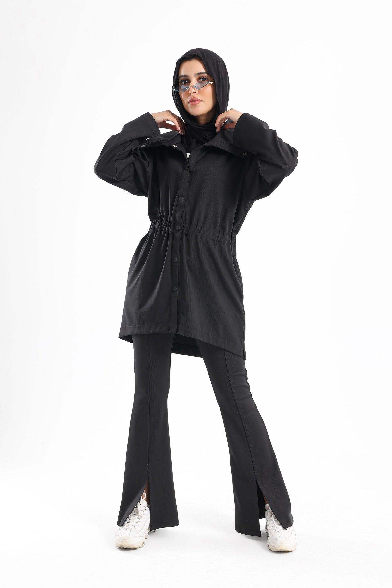 Ribbed Flared Pants With Front Slit - Carina - ??√É¬¢√¢‚Äö¬¨√¢‚Äû¬¢????????√É∆í√Ç¬±??√É¬Ø√Ç¬ø√Ç¬Ω√É∆í√Ç¬ø??√É‚Ä†√¢‚Ç¨‚Ñ¢?√É∆í√Ç¬ø????