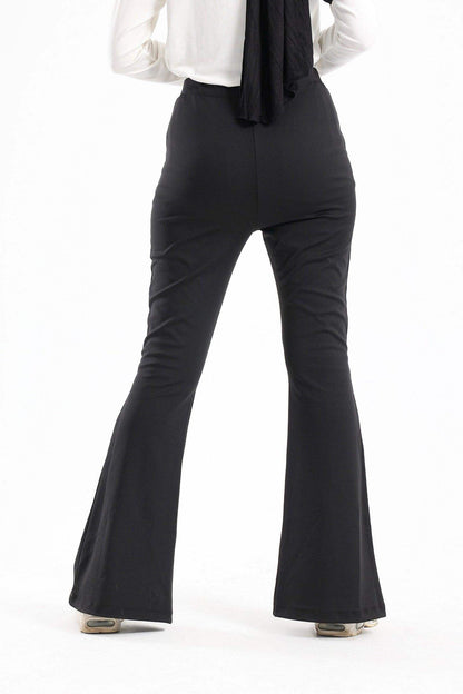 Ribbed Flared Pants With Front Slit - Carina - ??√É¬¢√¢‚Äö¬¨√¢‚Äû¬¢????????√É∆í√Ç¬±??√É¬Ø√Ç¬ø√Ç¬Ω√É∆í√Ç¬ø??√É‚Ä†√¢‚Ç¨‚Ñ¢?√É∆í√Ç¬ø????