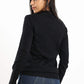 Carina Ribbed Hem Plain Pullover