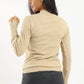 Carina Ribbed Hem Plain Pullover